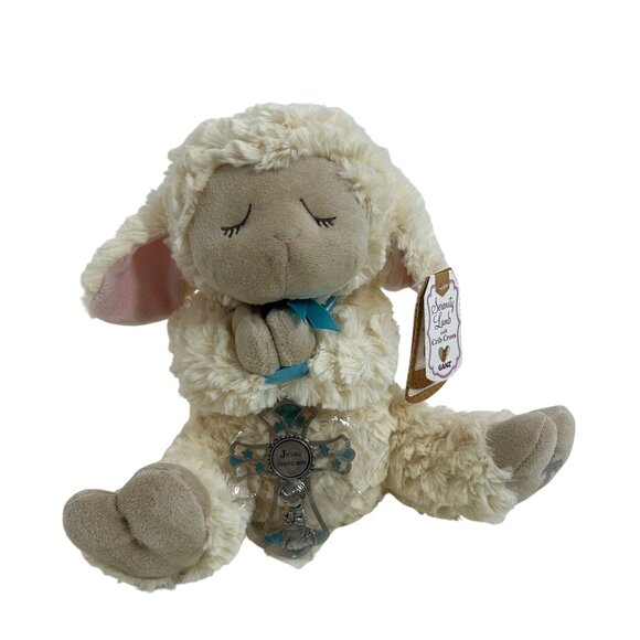 Ganz Serenity Lamb Praying Plush Toy Stuffed Animal Baby Boy Religious 12.5" - Picture 12 of 17